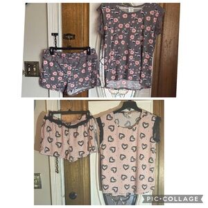 TWO sets of super buttery soft pajamas